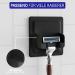 Lobux Razor Holder - Self-Adhesive Waterproof Soft-Touch Silicone Shower & Mirror Bracket | Black Shaver Holder for Bathroom & Wall - Buy Online on SooperMarket.com