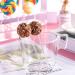 Fayme 100 Pieces 6 Inch Acrylic Lollipop Sticks Clear Reusable Acrylic Rods for Making Lollipops Cake Pops Candies Chocolates - Buy Online on SooperMarket.com