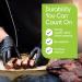 Inspire Black Nitrile Gloves - Original Quality Disposable Latex-Free Thick Medical & Cooking Gloves - Large Size | Best International Shipping - Buy Online on SooperMarket.com