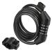 ValueMax 4FT Cable Bike Lock, 4 Digit Resettable Combination Codes, with Secure Mount Bracket, for Bicycle/Scooter/Glass Door 4FT, 4 Digit Resettable Combination Codes