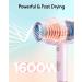 Wavytalk Mini Hair Dryer with Diffuser - 1600W Quiet & Lightweight Folding Blow Dryer in Pinky White | Ideal for Travel & International Shipping - Buy Online on SooperMarket.com