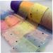 Hemoton 2pcs Lace Fabric Lace Trim Tulle Ribbon Sheer Ribbon Tutu Ribbon Gauze Ribbon Skirt Spool Purplex2pcs 6x6x6cmx2pcs - Buy Online on SooperMarket.com