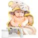 JM Organic Bamboo Hooded Baby Towel - Hypoallergenic & Absorbent - Perfect Baby Gift Set with Washcloth & Laundry Bag - Happy Elephant - Buy Online on SooperMarket.com