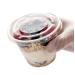 GOLDEN APPLE Cup series, 9oz Clear Plastic cups with Flat lids no hole 30sets Flat lids N hole 9oz clear