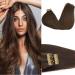 GOO GOO TAPE Extensions chocolate brown 20pcs 50g 40cm tape in extensions real hair hair extensions real hair hair extension real hair tapes #4a chocolate brown 40cm-50g