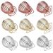 AYNEFY Cosmetic Puff Stand - Dual Type Makeup Sponge Blender Holder Rack | Gold Square Base | Beauty Tool for All Makeup Sponges - Buy Online on SooperMarket.com