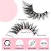 Lash Extension Kit - 10pcs Fluffy Wispy Fox Cat Eye & Volume Curly Strip Lashes for Natural Makeup & Cosplay | Lightweight Black Eyelashes - Buy Online on SooperMarket.com