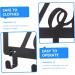 Cabilock 1 Set Hook up Over Door Clothes Hanger Rack Over Door Towel Hook Door Row Hook Storage Hat Hook - Buy Online on SooperMarket.com