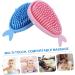Silicone Scrubber Shower Brush Set for Kids and Adults - Gentle Scalp and Body Cleansing Tool for Babies, Infants, and Hairdressing - Perfect Gift for Newborns - KOMBIUDA - Buy Online on SooperMarket.com