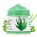 Facial Cleanser Aloe Vera Face Scrub  Brightening Facial Scrub & Face Exfoliator  Exfoliating Face Wash Organic  Moisturizing Facial Exfoliant for Women Men  Facial Cleanser for Acne Green