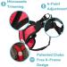 Gooby Choke Free Comfort X Step-In Dog Harness - Large Red (17-21) - Buy Online on SooperMarket.com