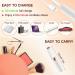 YOGINGO 2 in 1 Rechargeable Eyebrow Trimmer & Hair Removal Tool with LED Light - Painless Precision for Women's Face, Lips, Nose, Body, Arms - Buy Online on SooperMarket.com