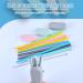 12-pcs Reusable Silicone Drinking Straws with 4 Carrying Bags and 2 Cleaning Brushes - BPA-Free Eco-Friendly Durable Suitable for Hot and Cold Drinks and Ideal for Kids Travel and Parties | L'S - Buy Online on SooperMarket.com