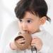 COZYPANDA Baby Teething Toys - BPA Free Bear Teether for Babies 0-6 Months - Teething Relief Pacifiers - Brown - Buy Online on SooperMarket.com