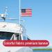 Yafeco U.S. 50 Star Sewn Boat Flag Set | Ensign Yacht Boat Ensign with Sewn Stripes | 12x18 inch - Buy Online on SooperMarket.com