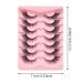 Shop Fluffy Mink Fake Eyelashes | 1 Pack of 7 Pairs | 3D Natural Wispy Lash Extensions for Gorgeous Eye Makeup - Buy Online on SooperMarket.com