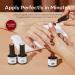 Modelones 32 PCS Gel Nail Polish Kit 28 Colors Nude Brown Gel Polish with Glitter & Glossy & Matte Gel Top Base Coat Glitter Nude Brown Red Pink Gel DIY Home Nail Curing Gifts for Women - Buy Online on SooperMarket.com