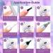 PEARL GLITTER GEL POLISH - Reflective Sparkle Clear Shell Glitter Nail Art - UV/LED Cured - 7.5ml - Buy Online on SooperMarket.com