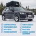 XXL Car Rooftop Cargo Carrier Bag | Waterproof Car Topper Luggage Carrier | No Roof Rack Needed | 6 Hooks Mat Storage | Universal Fit for SUVs - Buy Online on SooperMarket.com