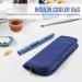 Knadgbft Portable Insulin Cooler Bag Diabetic Insulin Travel Case Cooler Pill Box Aluminum Foil Ice Bag (Navy Blue) - Buy Online on SooperMarket.com