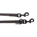 Biothane Dogeline Black Hook - Adjustable Leash for Small & Large Dogs | 2m 2.4m 2.8m 3.5m 5m | Durable & Stylish Brown 9mm - Buy Online on SooperMarket.com
