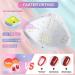 168W UV LED Nail Lamp | Quick-Drying Nail Dryer with 4 Timers | Automatic Sensor UV Light for Nails | Ideal for UV Resin & Gel Polish - Buy Online on SooperMarket.com