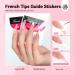 Saviland French Manicure Kit: White French Gel Nail Polish Fast French Tips Guide Stickers Complete French Tip Tool Easy French Nail Brush Home Beginners French Nails 8B-French Manicure Nail Kit2 - Buy Online on SooperMarket.com