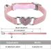 Shop Cobee Bling Heart Cat Neck Band with Bell - Adjustable Rhinestone Collar for Small Cats & Dogs - Pink - Buy Online on SooperMarket.com