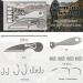 Moricher Survival Card Multitool- Fishing Line & EDC Kit for Outdoor Camping, Hiking, and Hunting - Silver 6pcs - Buy Online on SooperMarket.com