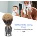 Premium Synthetic Shaving Brush for Men - Harz Bart Aluminum Alloy Grip | Perfect for Salon & Home Use - Buy Online on SooperMarket.com