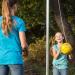 STERLING Sports Compact Tetherball Set - Outdoor Backyard Game with Ball, Rope, Metal Pole, and Air Pump - Buy Online on SooperMarket.com