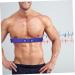 Kichouse Blue Heart Rate Monitor Chest Strap | Breathable Sports Equipment for Accurate Heart Frequency | Durable Nylon & Rubber Band 17.00x3.00x0.10cm - Buy Online on SooperMarket.com