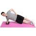 Mind Reader YOGAPVC-BLK Extra Thick Yoga Mat with Carrying Strap - High Density Anti-Tear Black - Buy Online on SooperMarket.com