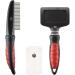 Mikki Kitten Cat Grooming Kit - Slicker Brush, Comb, Flea Comb Set - Buy Online on SooperMarket.com