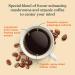 Foods Mushroom Instant Coffee Four Sigma Organic and Fair Trade with Lions Mane Chaga & Mushroom 10 x 2 5 g each Packets (25g) Midium Roast - Buy Online on SooperMarket.com