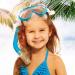 Kids Anti-Fog Snorkel Swim Mask with Nose Cover - Blue | Ideal for Snorkeling, Diving, Swimming - Buy Online on SooperMarket.com