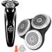 Replacement Shaver Head Professional Stainless Steel Cutter Head Electric Trimmer Replacement Blades Fit for SH90 SH70 RQ1250 - Buy Online on SooperMarket.com