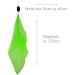 Diabolo UV Glow Poi - Green Angel Wings | Soft Spiral Poi for Beginners & Professionals | 60cm International Shipping - Buy Online on SooperMarket.com