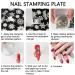 Angnya Nail Art Stamper & Scraper Set - 2 Pieces Transparent French Nail Art Tools for DIY Creative Nail Designs - Buy Online on SooperMarket.com