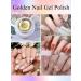 Gorvalin 3P Metallic Gel Nail Polish Set - 3D Gold, Silver, Rose Gold | UV Paint for Cyber Punk & French Acrylic Nail Art - Buy Online on SooperMarket.com