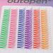 Outopen 14MM Colored Cluster Lash Extensions - 140 PCS C Curl Wispy Natural Eyelashes - DIY Reusable 7 Color Mix - Buy Online on SooperMarket.com