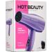 1875 Ceramic Hair Dryer - Fast Drying Multi-Setting Comb & Detangler Included - Compact & Travel-Friendly (Purple - Buy Online on SooperMarket.com