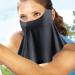 Shenrongtong Face Cover for Sun | Sun Masque SPF Face Cover | Full Face Shield UV Masque Sunscreen Masque Sun Face Cover Breathable Face Scarf Cover for Men Women Black - Buy Online on SooperMarket.com