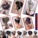 XXL Dark Black Hairpiece Extensions Bun - Updos & Hair Ties for Women | 45g High-Quality Hair Extensions - Buy Online on SooperMarket.com