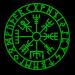 Glow Dark Vegvisir Viking Compass Norse Rune Morale Patch - 3D PVC Rubber Fastener - Buy Online on SooperMarket.com