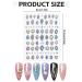 5D Gold Nail Art Sticker Decals - Vintage Classic Designs for Women & Girls - Buy Online on SooperMarket.com