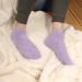 BambooMN Women's Purple Aloe Infused Fuzzy Nylon Socks - Small | Soft Comfortable & Eco-Friendly - Buy Online on SooperMarket.com