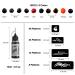 STIGMA Temporary Tattoo Kit - 10 Color Inks, 84 Stencils, DIY Body Paint and Fake Tattoos for Women and Kids - Buy Online on SooperMarket.com