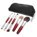 NOLITOY 5 Sets Makeup Brush with Bag - Premium Eyeshadow Blush & Cosmetic Applicators for Flawless Beauty | International Shipping Available - Buy Online on SooperMarket.com