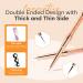 Modelones Nail Art Brushes Set - Super Fine Thin Liner Brushes (7/11/15/20mm) for Gel Nail Art & Design - Perfect Gift for Women - Buy Online on SooperMarket.com
